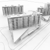 居民住宅区-建筑-住宅-VR/AR模型-3D城