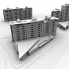 居民住宅区-建筑-住宅-VR/AR模型-3D城