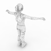 女人-角色人体-女人-VR/AR模型-3D城