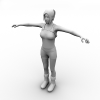女人-角色人体-女人-VR/AR模型-3D城