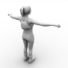女人-角色人体-女人-VR/AR模型-3D城