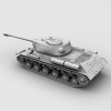 IS-2 Tank-汽车-军事汽车-VR/AR模型-3D城