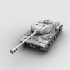 IS-2 Tank-汽车-军事汽车-VR/AR模型-3D城