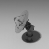 雷达-科技-航天卫星-VR/AR模型-3D城