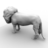 狮子模型-动植物-哺乳动物-VR/AR模型-3D城
