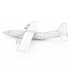 解放军空军Y 8空军涂装-飞机-军事飞机-VR/AR模型-3D城