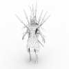 赤壁女猎人-角色人体-角色-VR/AR模型-3D城