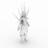 赤壁女猎人-角色人体-角色-VR/AR模型-3D城