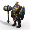 神魔大陆漂亮的盔甲战士-角色人体-角色-VR/AR模型-3D城