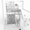 生化2污水处理所-建筑-厂房-VR/AR模型-3D城