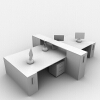 办公桌-家居-桌椅-VR/AR模型-3D城