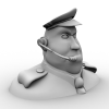 卡通胖警察-角色人体-角色-VR/AR模型-3D城