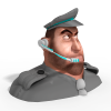卡通胖警察-角色人体-角色-VR/AR模型-3D城