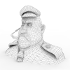卡通胖警察-角色人体-角色-VR/AR模型-3D城