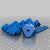 三个立方体齿轮-游戏&玩具-3D打印模型-3D城