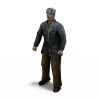 部队军人-角色人体-男人-VR/AR模型-3D城