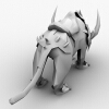 老虎坐骑 -角色人体-角色-VR/AR模型-3D城