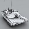 M1A2主战坦克-汽车-军事汽车-VR/AR模型-3D城