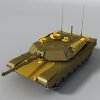 M1A2主战坦克-汽车-军事汽车-VR/AR模型-3D城
