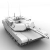M1A2主战坦克-汽车-军事汽车-VR/AR模型-3D城