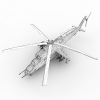 Mil-24战斗直升机-飞机-直升机-VR/AR模型-3D城