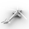 Mil-24战斗直升机-飞机-直升机-VR/AR模型-3D城