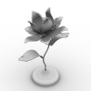 花型台灯-科技-家用电器-VR/AR模型-3D城