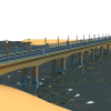 大桥-建筑-科幻-VR/AR模型-3D城