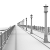 大桥-建筑-科幻-VR/AR模型-3D城
