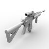 M4a1 Dual Scope 卡宾枪-VR/AR模型-3D城