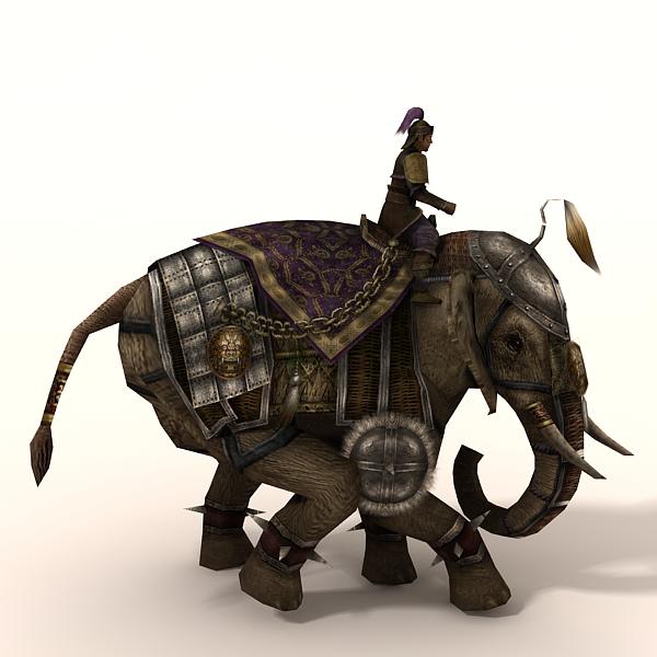 南蛮象-动植物-哺乳动物-vr/ar模型-3d城