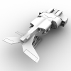 科幻战斗机-飞机-军事飞机-VR/AR模型-3D城