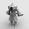 赤壁男杀手-角色人体-角色-VR/AR模型-3D城