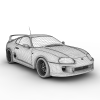 Toyota Supra-汽车-家用汽车-VR/AR模型-3D城