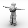 赛亚人-角色人体-角色-VR/AR模型-3D城