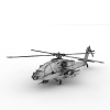 Apache Helicopter-飞机-直升机-VR/AR模型-3D城