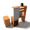 书架-家居-柜子-VR/AR模型-3D城