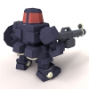 sd高达-角色人体-角色-VR/AR模型-3D城