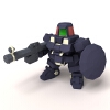 sd高达-角色人体-角色-VR/AR模型-3D城