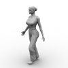 女人-角色人体-女人-VR/AR模型-3D城