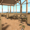 海边阳光小餐厅-建筑-餐厅-VR/AR模型-3D城