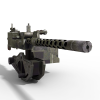 美军重机枪-军事-枪炮-VR/AR模型-3D城