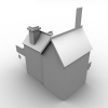 游戏建筑-建筑-住宅-VR/AR模型-3D城