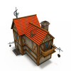 游戏建筑-建筑-住宅-VR/AR模型-3D城