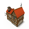 游戏建筑-建筑-住宅-VR/AR模型-3D城