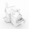 游戏建筑-建筑-住宅-VR/AR模型-3D城