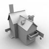游戏建筑-建筑-住宅-VR/AR模型-3D城