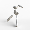 绷带装-文体生活-服装饰品-VR/AR模型-3D城