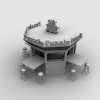 快餐亭-建筑-餐厅-VR/AR模型-3D城