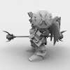 SD高达-角色人体-角色-VR/AR模型-3D城